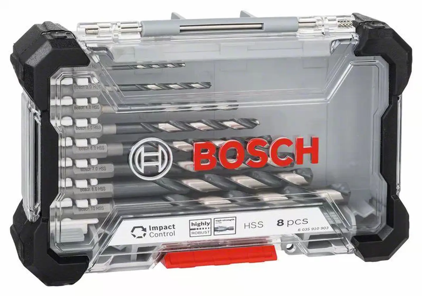 Conjunto de 8 brocas para metal HSS Impact Control BOSCH 2