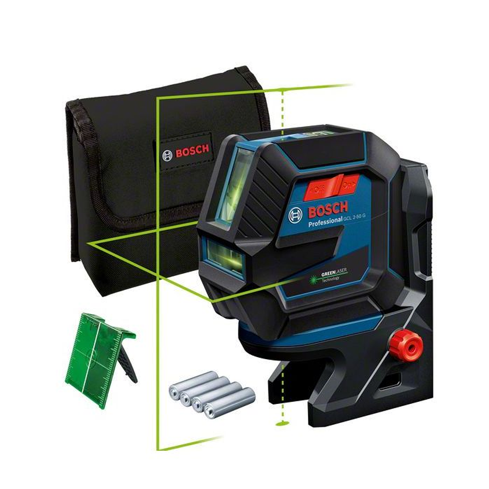 Nivel Laser combinado Linhas Verdes GCL 2-50 G BOSCH 1