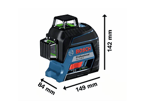 Nivel laser 3 Linhas Verdes GLL 3-80 G BOSCH