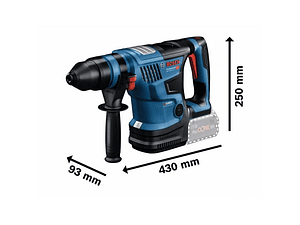 Martelo perfurador SDS Plus a bateria BITURBO GBH 18V-34 CF BOSCH