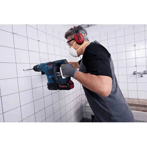 Martelo perfurador SDS Plus a bateria BITURBO GBH 18V-34 CF BOSCH 6