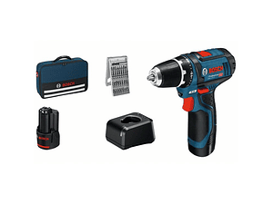 Aparafusadora a bateria 12 Volts GSR 12V-15 BOSCH + 25 Acessórios