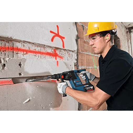 Martelo perfurador com 2x ProCORE18V 5.5Ah GBH 18V-26 F + GDE 18V-16 BOSCH 6