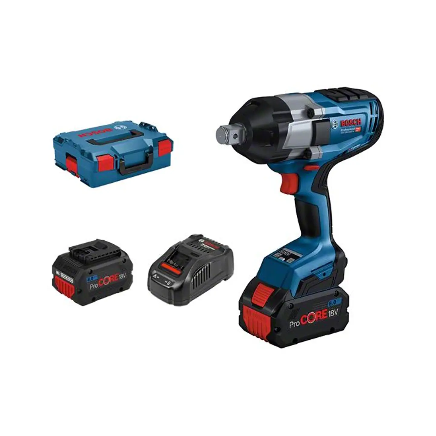 Aparafusadora de impacto 3/4'' GDS 18V-1050 H + 2x ProCORE18V 8.0 Ah BOSCH 1