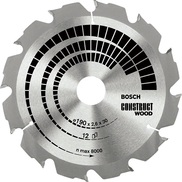 Discos de serra circular para Madeira de Construção BOSCH