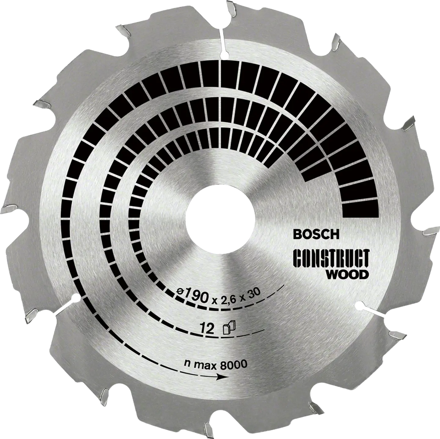 Discos para Serra Circular manual CONSTRUCT WOOD BOSCH 3