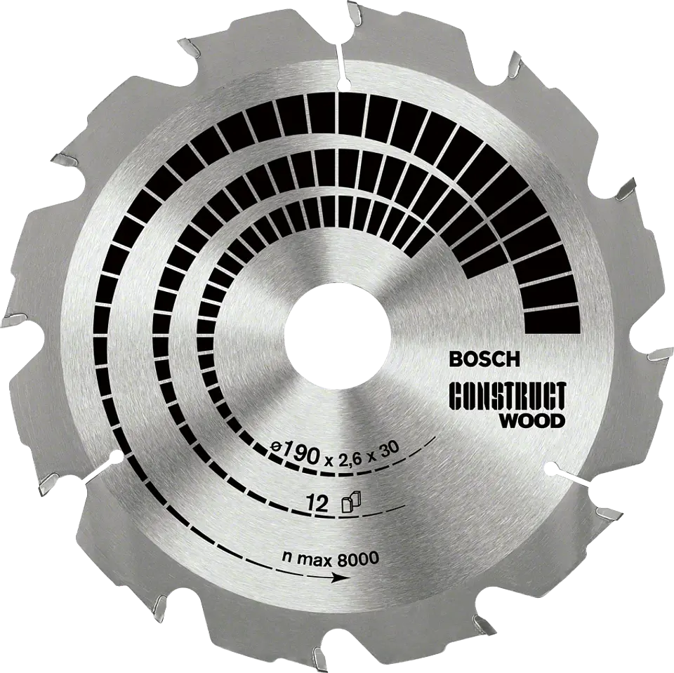 Discos para Serra Circular manual CONSTRUCT WOOD BOSCH 3
