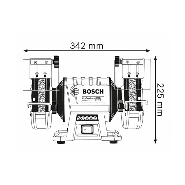 Esmeriladora dupla GBG 35-15 BOSCH 2