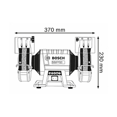 Esmeriladora dupla GBG 60-20 BOSCH