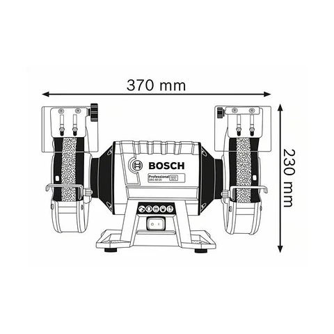 Esmeriladora dupla GBG 60-20 BOSCH