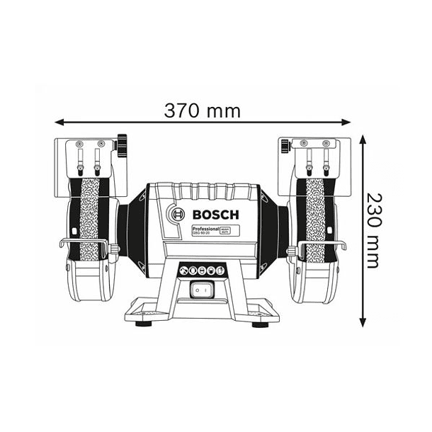 Esmeriladora dupla GBG 60-20 BOSCH 2