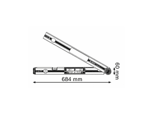 Medidor de ângulos digital GAM 270 MFL BOSCH