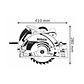 Serra circular manual GKS 85 BOSCH - Miniatura 2