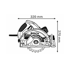 Serra circular manual GKS 65 GCE BOSCH 2