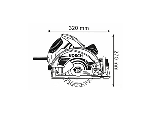 Serra circular manual GKS 65 GCE BOSCH