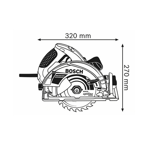 Serra circular manual GKS 65 GCE BOSCH
