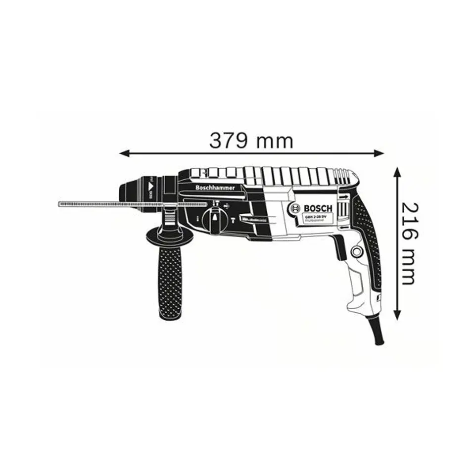 Martelo perfurador com SDS plus GBH 2-28 BOSCH 3
