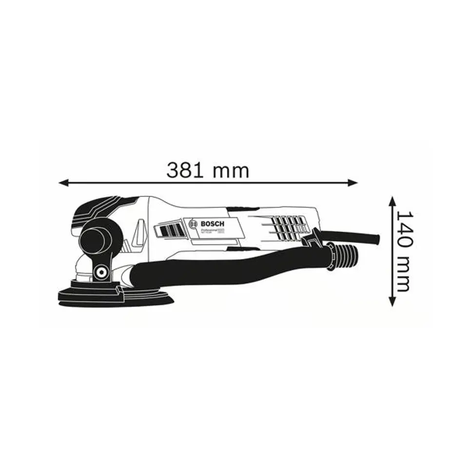 Lixadora excêntrica GET 75-150 + Mala L-BOXX BOSCH 3