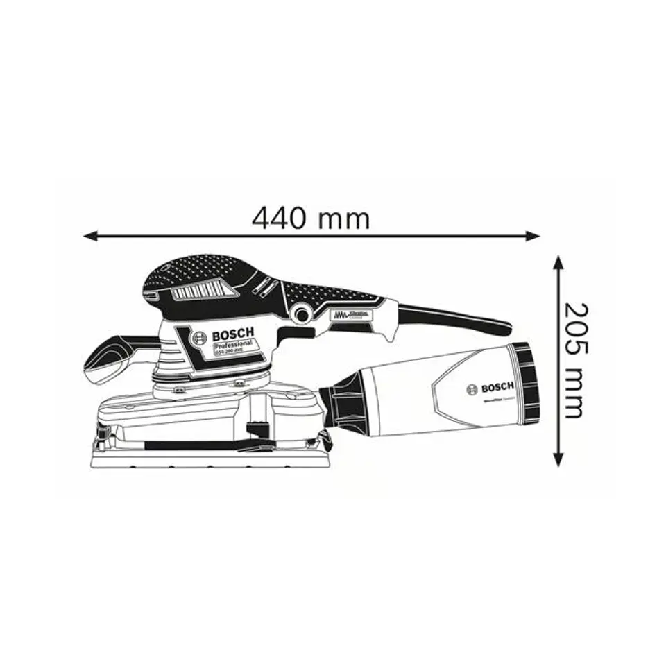 Lixadora vibratória GSS 280 AVE BOSCH 3