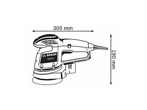 Lixadora excêntrica GEX 34-125 BOSCH
