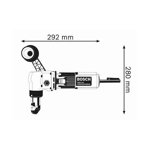 Roedoras de chapa GNA 3,5 BOSCH