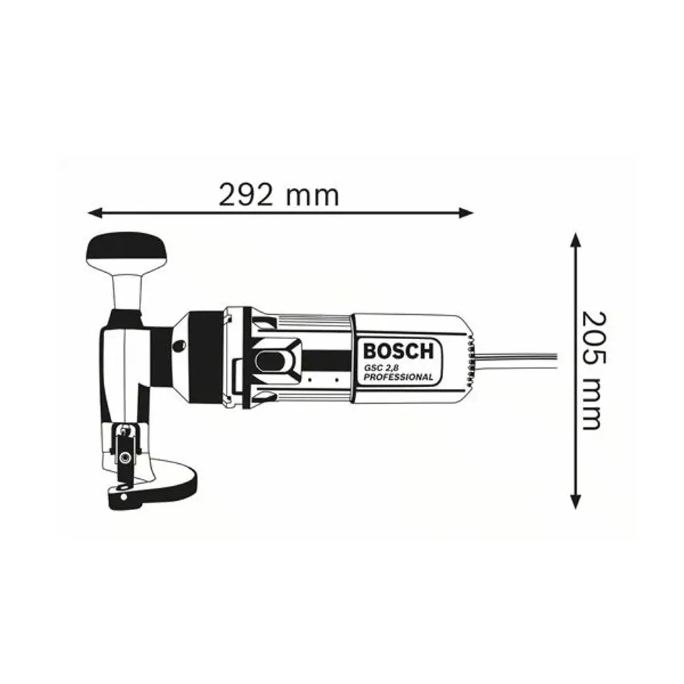 Tesoura de corte de chapa GSC 2,8 BOSCH 2