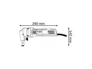 Roedoras de chapa GNA 75-16 BOSCH
