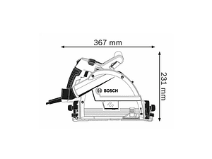 Serra de imersão GKT 55 GCE BOSCH