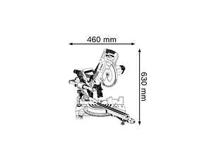 Serra de esquadria GCM 8 SJL BOSCH