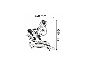 Serra de esquadria GCM 8 SDE BOSCH