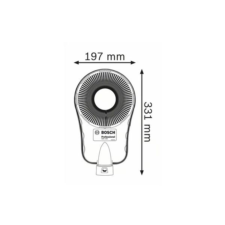 Acessório de aspiração GDE 162 BOSCH 2