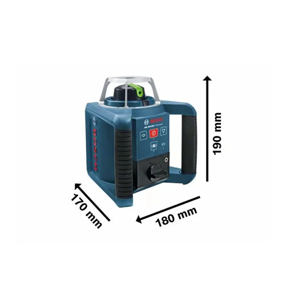 Laser de rotação de linhas verdes GRL 300 HVG SET COMPLETO BOSCH 3