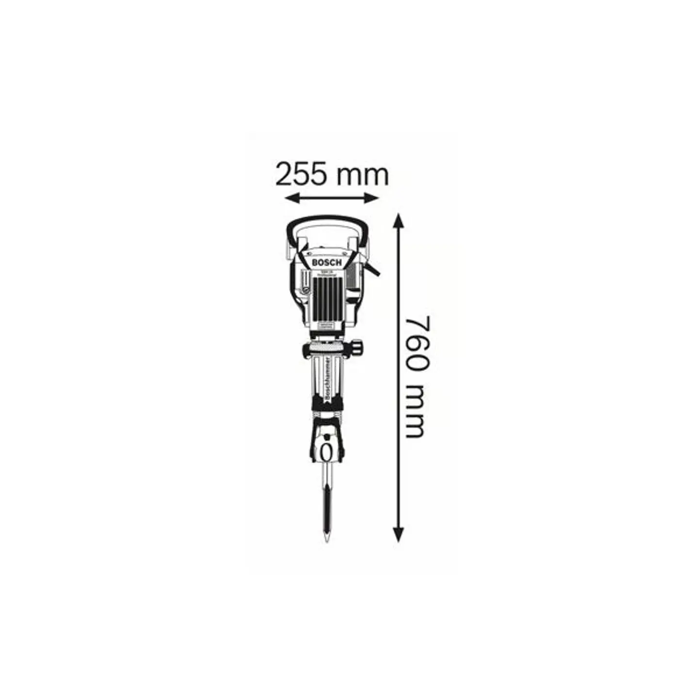 Martelo demolidor GSH 16-28 BOSCH 2