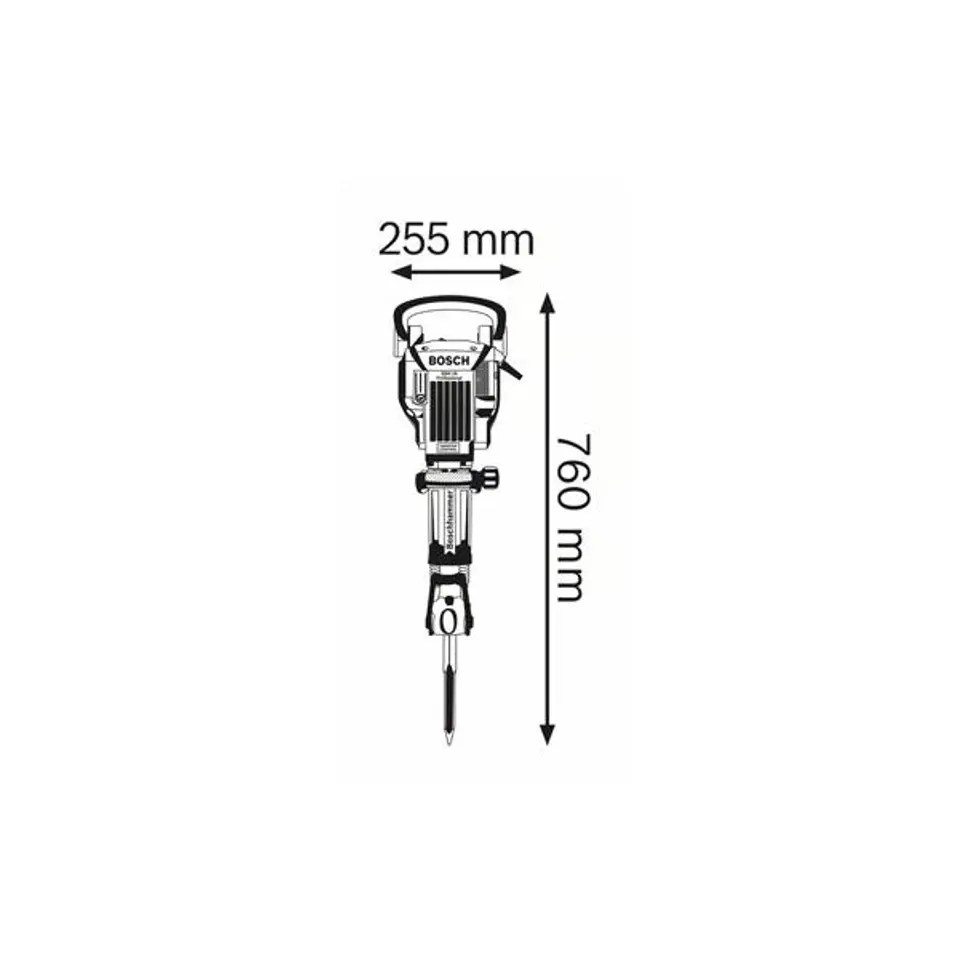 Martelo demolidor GSH 16-28 BOSCH 2