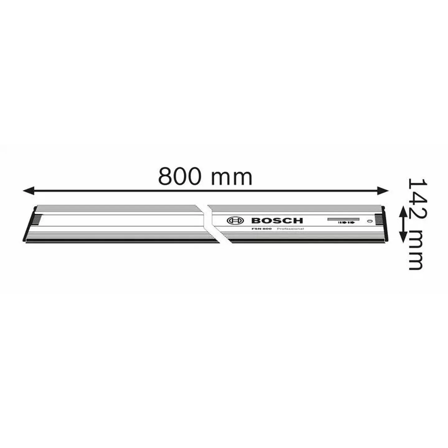Calha de Guia para Serra Circular FSN 800 BOSCH 2
