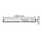 Calha de Guia para Serra Circular FSN 1600 BOSCH - Miniatura 2
