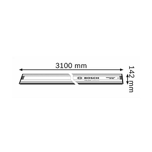 Calha de Guia para Serra Circular FSN 3100 BOSCH