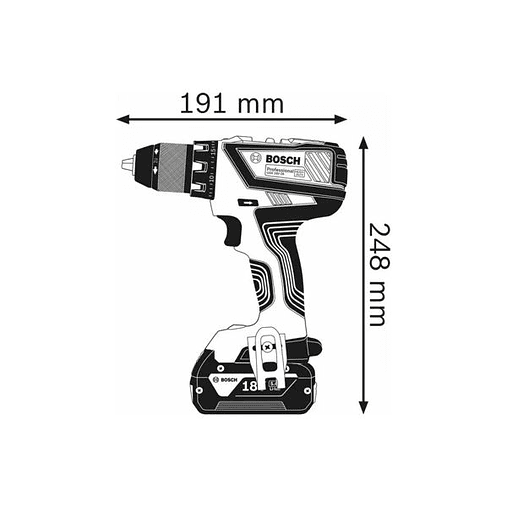 Aparafusadora/berbequim sem fio GSR 18V-28 BOSCH 2