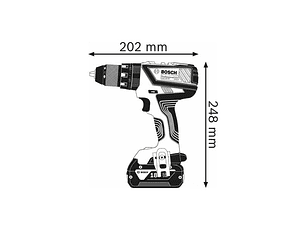 Aparafusadora/Berbequim com percussão sem fio GSB 18V-28 BOSCH