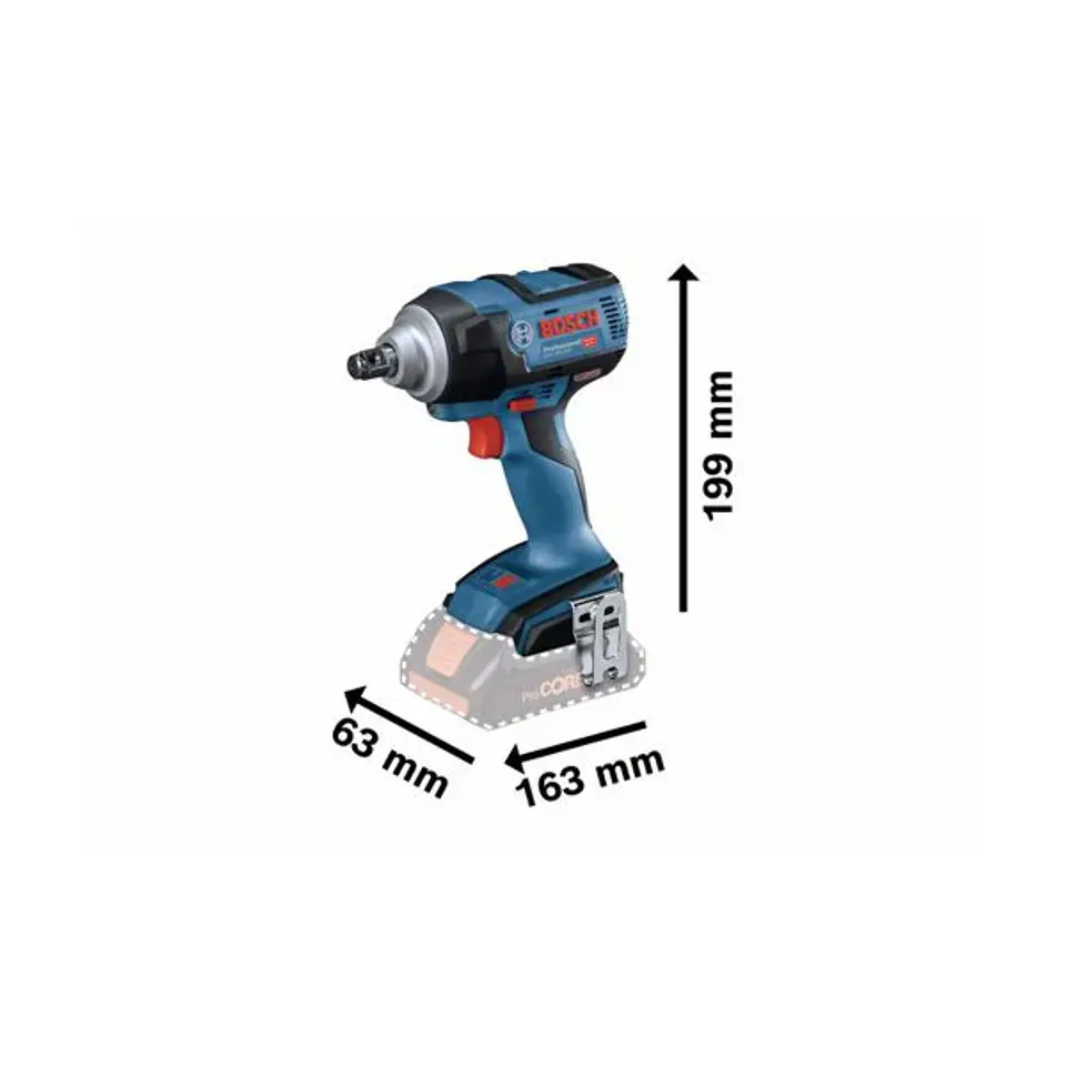 Aparafusadora de impacto sem fio GDS 18V-300 BOSCH 2