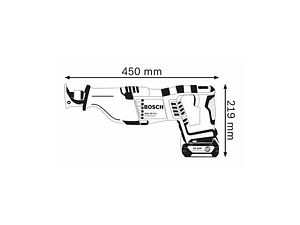 Serra sabre sem fio GSA 18 V-LI BOSCH