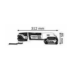 Multiferramenta sem fio GOP 18V-28 BOSCH