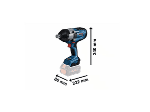 Aparafusadora de impacto 3/4'' GDS 18V-1050 H BOSCH