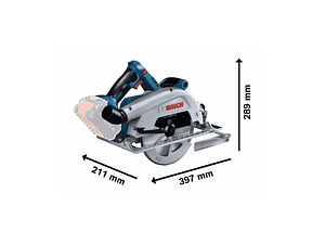 Serra circular sem fio BITURBO GKS 18V-68 C BOSCH