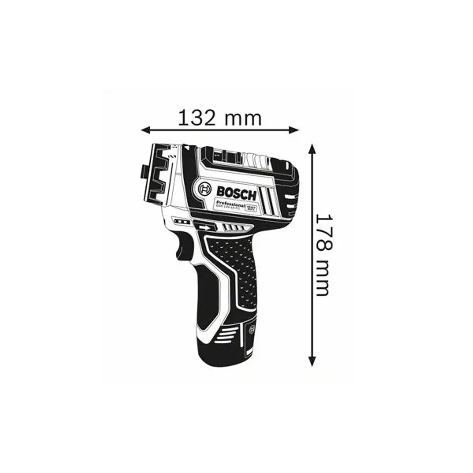 Aparafusadora/berbequim sem fio GSR 12V-15 FC BOSCH 2