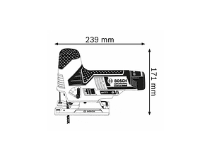 Serra vertical Tico-Tico sem fio GST 12V-70 BOSCH