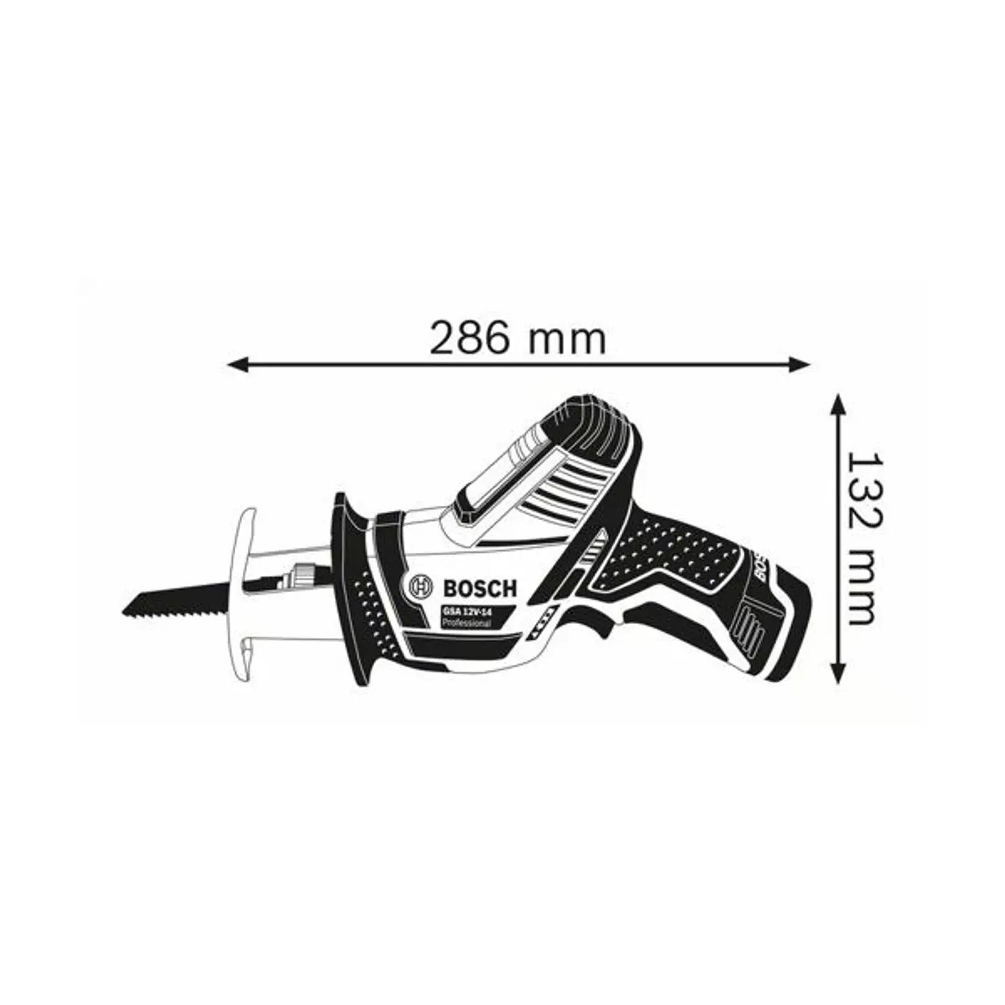 Serra sabre sem fio GSA 12V-14 BOSCH 2