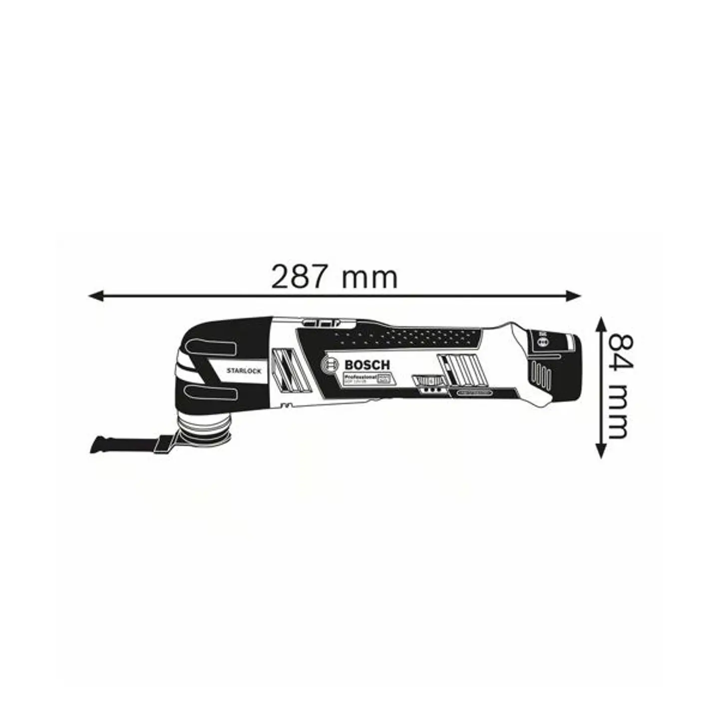 Multiferramenta sem fio GOP 12V-28 BOSCH 3