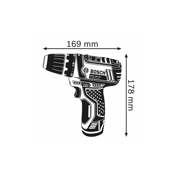 Aparafusadora/berbequim sem fio GSR 12V-15 BOSCH 3