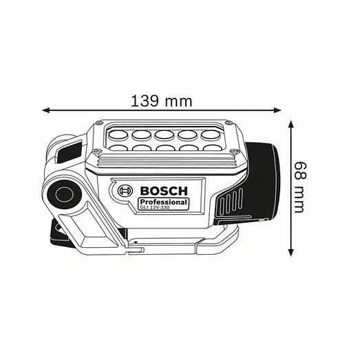 Lanterna sem fio GLI 12V-330 BOSCH 2